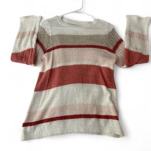 Loft Petites Striped Knit sweater. Size SP.